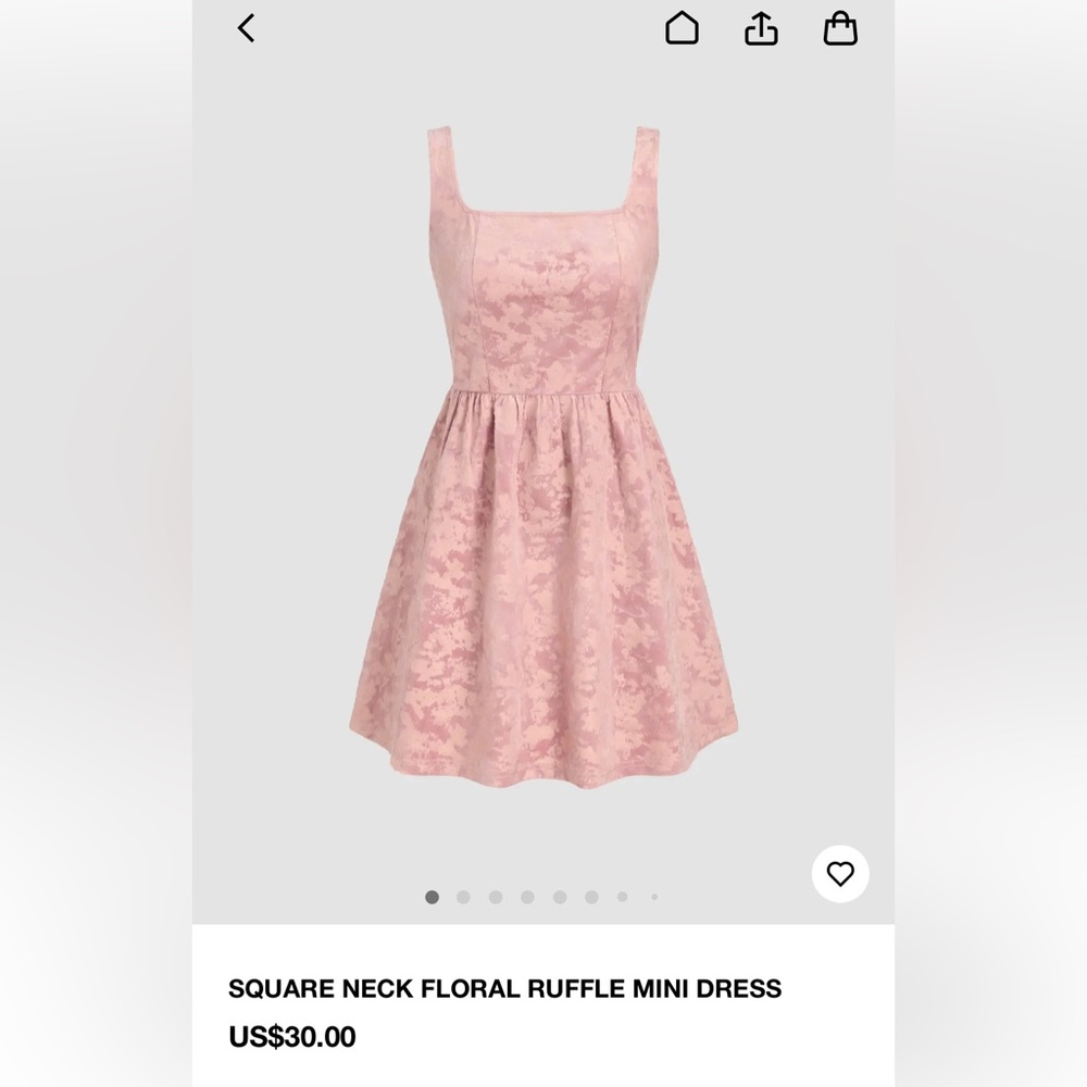 CIDER Square Neck Mini Dress